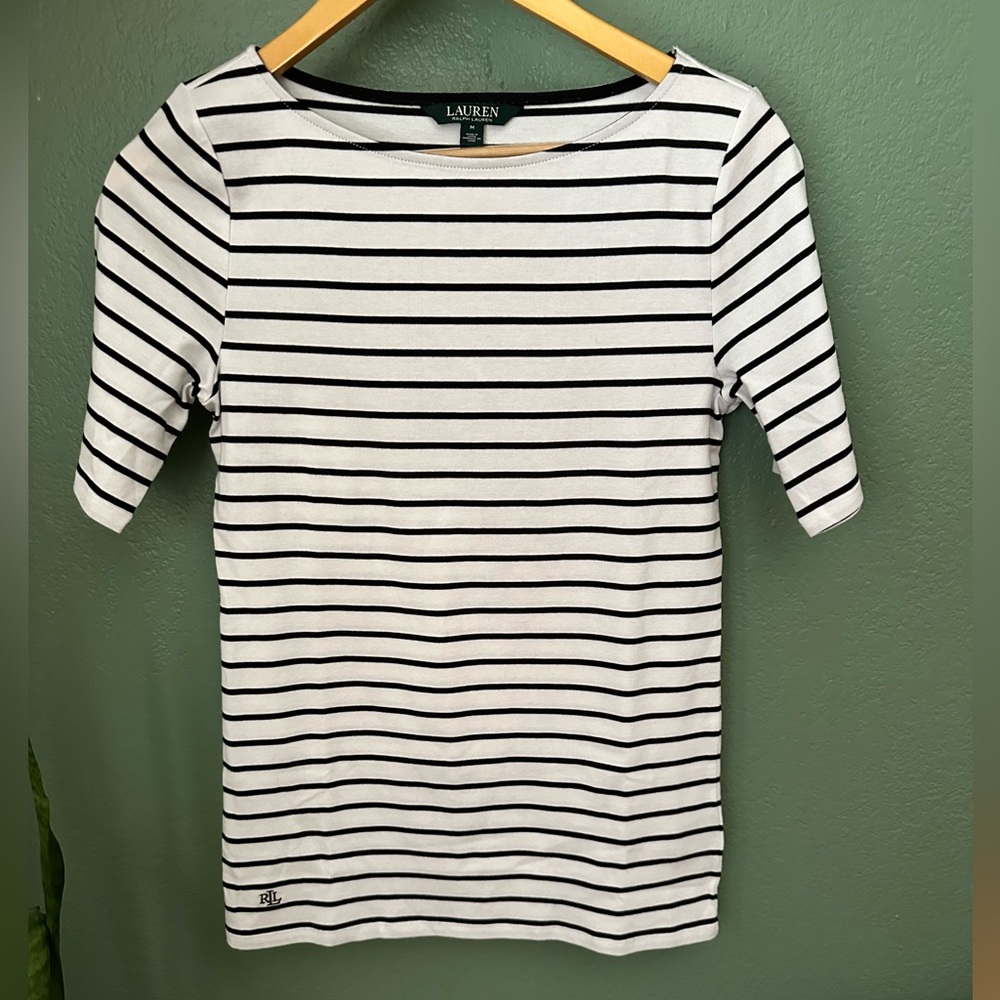 Lauren by Ralph Lauren Stripped Shirt